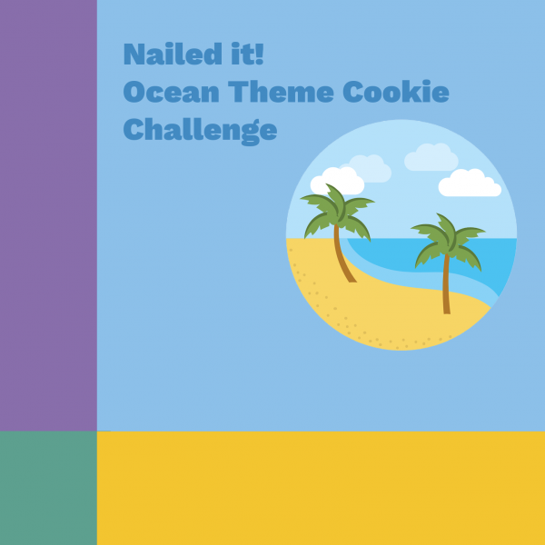 Image for event: Nailed It! Ocean theme cookie challenge