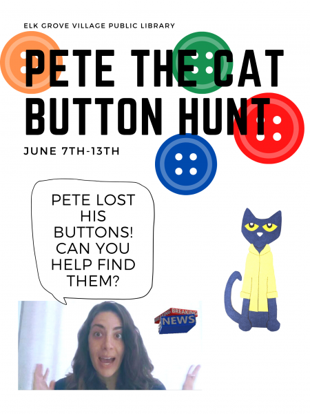 Image for event: Pete the Cat Button Hunt