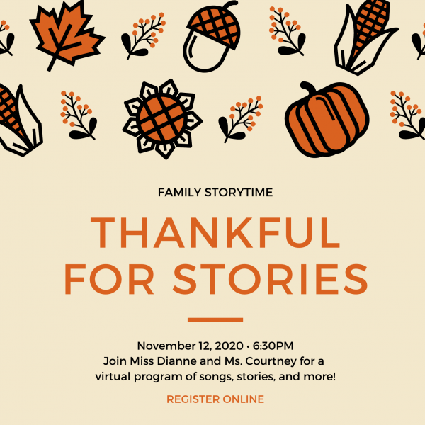 Image for event: Thankful for Stories